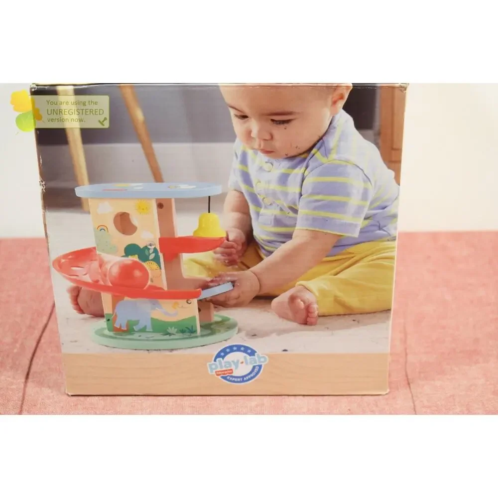 Fisher-Price Wooden Treehouse Ball Run Baby & Toddler Toy (Incomplete)
